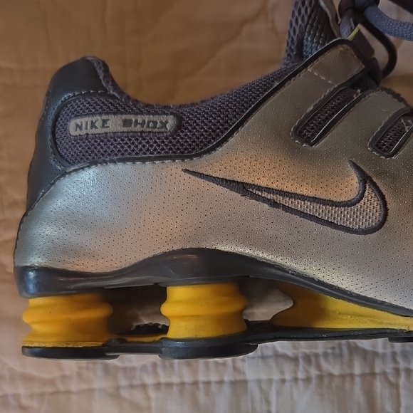 Nike Gray and Yellow Athletic Shoes - Picture 9 of 9